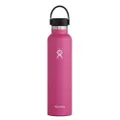 Hydro Flask Water Bottle - Standard Mouth Flex Lid - 24 oz, Carnation
