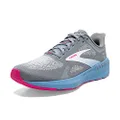 Brooks Women s Launch GTS 9 Supportive Running Shoe - Grey/Blue/Pink - 9 Medium