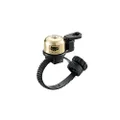 Cateye Oh 2400 Micro Brass Bell Bicycle Bell, Unisex, FA003527923, Gold, One Size