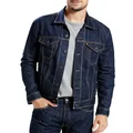 Levi's Men's Basic Denim Jacket, RINSE TRUCKER, Medium