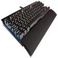 Corsair K65 RGB RAPIDFIRE Compact Mechanical Keyboard (CHERRY MX SPEED RGB, Aircraft-Grade Anodised Brushed Aluminium, 10 Keyless Design, Vibrant Multi-Colour LED Backlighting) QWERTY, Black