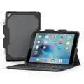 ZAGG Rugged Messenger - 7 Color Backlit Case and Bluetooth Keyboard for 2017 Apple iPad Pro 10.5" and 2019 iPad Air 10.5" - Black