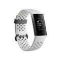 Fitbit FB410GMWT Charge 3 Special Edition Fitness Tracker, Graphite/White Silicone