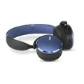 SAMSUNG AKG Y500 On-Ear Foldable Wireless Bluetooth Headphones- Blue (US Version)