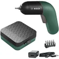 Screwdriver IXO (6th Generation, green, rechargeable with micro USB-cable, variable speed control, in storage case)