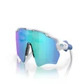 Oakley Kids' Oj9001 Radar Ev Xs Path Rectangular Sunglasses, Matte White/Prizm Sapphire, 58 mm