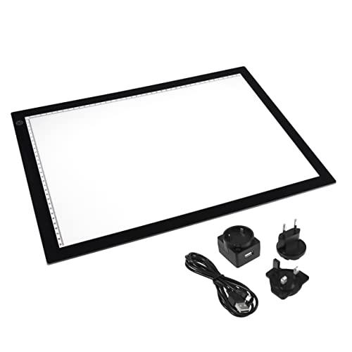 Purelite A3 LED Ultra Wafer Thin Light Box- with Adjustable Natural Daylight Effect
