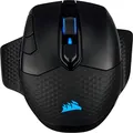 CORSAIR Dark CORE RGB PRO SE Wireless FPS/MOBA Gaming Mouse with Qi Wireless Charging – 18,000 DPI – 8 Programmable Buttons – Sub-1ms Wireless – iCUE Compatible – PC, Mac, PS5, PS4, Xbox – Black