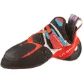 LA SPORTIVA Solution Comp Woman, Women's Climbing Shoes, Hibiscus/Malibu Blue, 36 EU, Hibiscus Malibu Blue, 3 UK