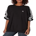 adidas Originals Women's Adicolor Classics Oversized Sweatshirt, Black, Small