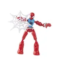 Marvel Spider-Man Bend and Flex Marvel’s Scarlet Spider Action Figure Toy, 6-Inch Flexible Figure, Includes Web Accessory, for Kids Ages 4 and Up