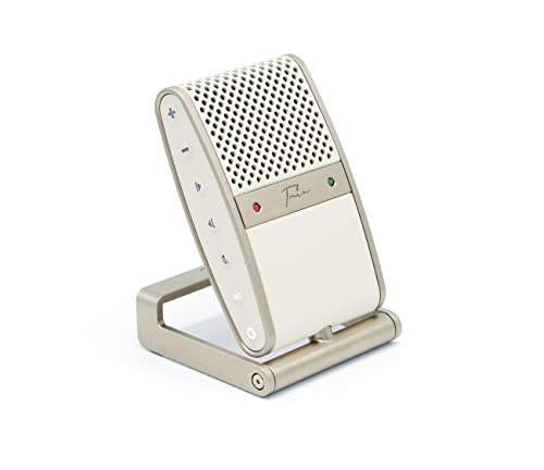 Tula Mic Cream USB Podcast Microphone with Built-in Recorder (Switchable Polar Pattern, Built-in Audio Recorder, Studio Quality Sound, Noise Reduction Technology), Cream