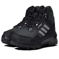 adidas Women's Terrex Ax4 Mid Gore-tex Hiking Shoes Sneaker, Core Black/Grey Three/Mint Ton, 8.5