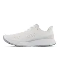 New Balance Women's Fresh Foam X Tempo V2 Running Shoe, White/Grey, 7