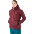 Rab Women's Microlight Alpine Down Jacket for Hiking, Climbing, and Skiing - Deep Heather - Large, Deep Heather, Large