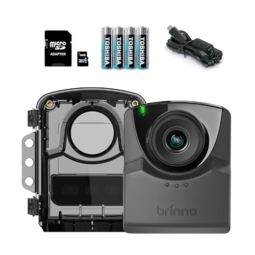 BRINNO Empower TLC2020(H) Time Lapse Camera & ATH1000 Housing Bundle, Video & Stop Motion Capture Modes in HDR and FHD, Ideal for Weatherproofing in Outdoor Environments - Local Unit