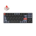 Keychron K8 Pro Wireless Custom Mechanical Keyboard, QMK/VIA Programmable Bluetooth/Wired RGB Backlight Tenkeyless with Hot-swappable Gateron G Pro Red Switch Compatible with Mac Windows Linux