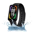 Xiaomi Redmi Smart Band Pro SportsWatch- 3.73 cm (1.47) Large AMOLED Display, Always On Display, Continuous Sleep, HR, Stress and SPO2 Monitoring, 110+ Sports Modes, 5ATM, 14 Days Battery Life, Black