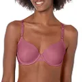 Warner's Women's No Side Effects Underarm-Smoothing Comfort Underwire Lightly Lined T-Shirt Bra 1356, Hawthorn Rose, 38DD