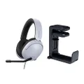 Sony Inzone H3 Wired Gaming Headset with 360 Spatial Sound (MDR-G300) Bundle with Headphone Hanger Mount (2 Items)