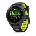 Garmin Forerunner 265S Running Smartwatch - Black and Amp Yellow