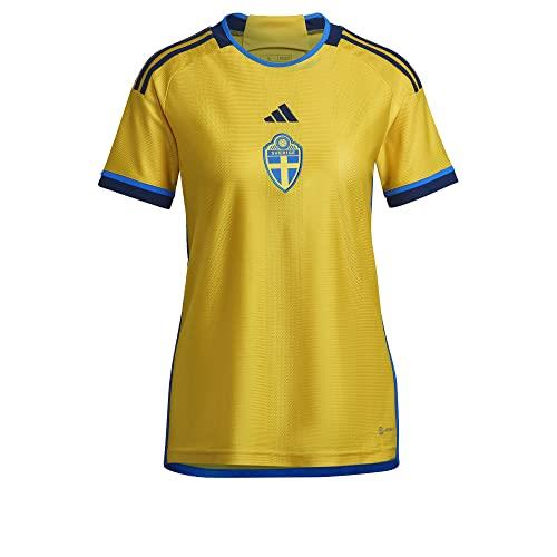 adidas Sweden 22 Home Jersey Women's, Yellow, Size XS