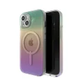 ZAGG Milan Snap iPhone 15/14/13 Case - Drop Protection (13ft/4m), Durable Graphene, Scratch-Resistant, Wireless Charging MagSafe Case, Iridescent