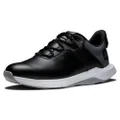 FootJoy Men's Prolite Golf Shoe, Black/Grey/White, 12