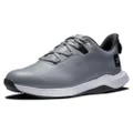 FootJoy Men's Prolite Golf Shoe, Grey/Charcoal/White, 9