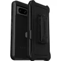 OtterBox Google Pixel 8 Defender Series Case - BLACK, rugged & durable, with port protection, includes holster clip kickstand (Single unit ships in polybag, ideal for business customers)