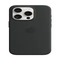Apple iPhone 15 Pro Silicone Case with MagSafe - Black ​​​​​​​
