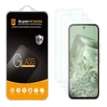 Supershieldz (3 Pack) Designed for Google Pixel 8a Tempered Glass Screen Protector, Anti Scratch, Bubble Free