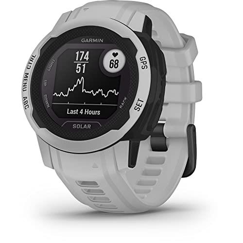 Garmin 010-02564-11 Instinct 2S Solar 40mm GPS Smartwatch Mist Gray Bundle with Premium 2YR CPS Enhanced Protection Pack
