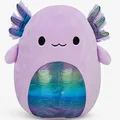 Squishmallows 7.5" Monica The Purple Rainbow Axolotl Plush Stuffed Animal Soft Toy