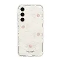 Kate Spade New York Defensive Hardshell Case Compatible with Samsung Galaxy S23+ - Clear/Cream