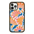 CASETiFY Impact Case for iPhone 13 Pro Max Compatible with Magsafe - Lazy Daisy - Clear Black
