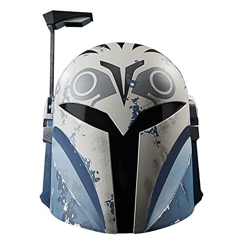 Star Wars The Black Series Bo-Katan Kryze Premium Electronic Helmet, The Mandalorian Roleplay Collectible, Toys Ages 14 and Up, Grey, M (F3909)