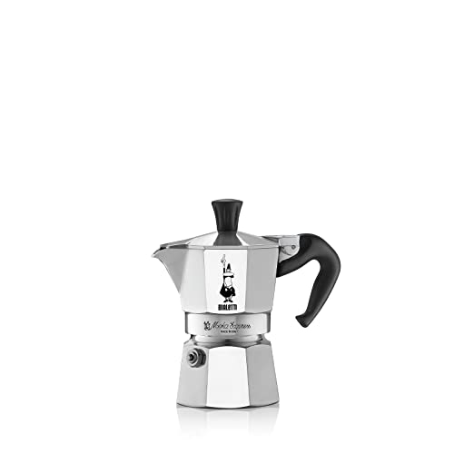 Bialetti 01161 Moka Express Stovetop Coffee Maker, 1 Cups, Silver