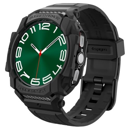 Spigen Compatible for Samsung Galaxy Watch Ultra Strap Band Rugged Armor Pro - Matte Black