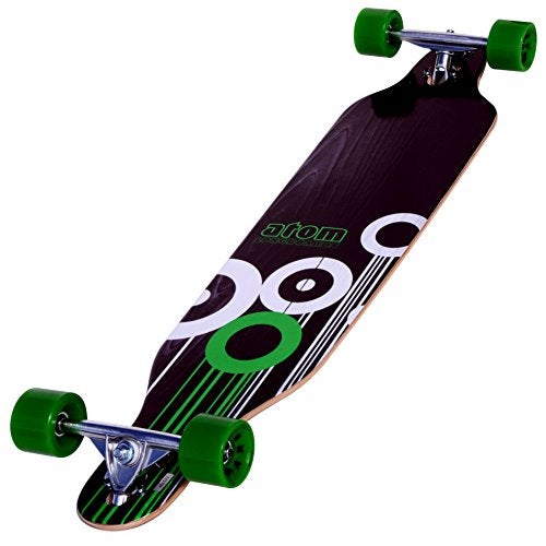 Atom Drop-Through Longboard, Green Woody, Multi, 41 Inch