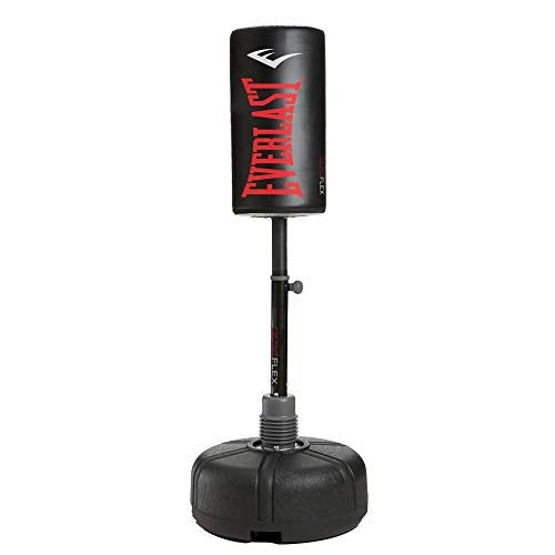 Everlast New Omniflex Freestanding Heavy Bag, Black Red, 67"