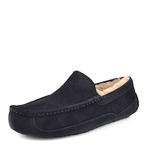 UGG Men's Ascot Slipper, True Navy, 07 M US