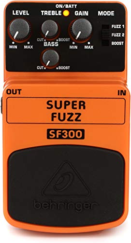 Behringer SF300 Guitar Distortion Pedal Orange