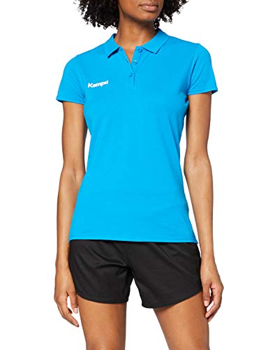 FanSport24 Kempa Handball Polo Shirt Women Blue Size L