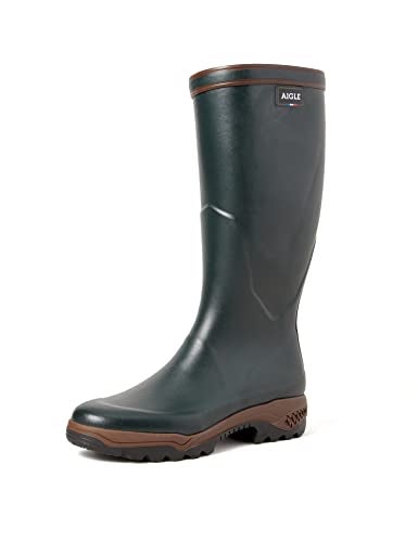 Aigle Unisex Adult Parcours 2 Wellington Boots, Green bronze, 4.5 US