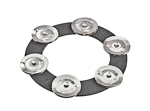 Meinl Cymbals Ching Ring Tambourine Jingle Effect — NOT Made in China — for Hihats, Crashes, Rides and Stacks, Soft Foam, Stainless Steel (SCRING)