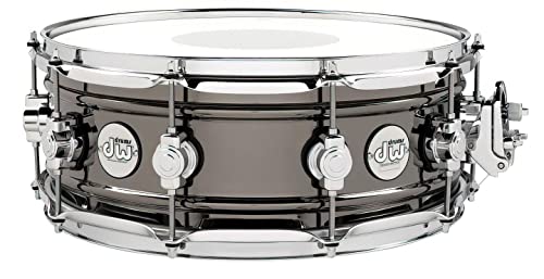 DW Design Series 6.5x14" Snare Drum - Black Nickel Over Brass (N1060MHS)