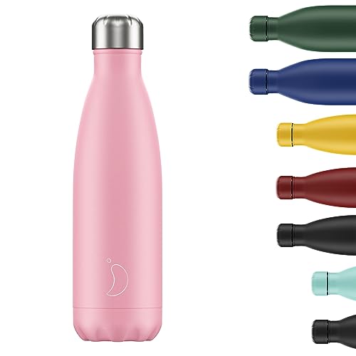 Chilly's Water Bottle | Stainless Steel and Reusable | Leak Proof, Sweat Free | Pastel Pink | 260ml