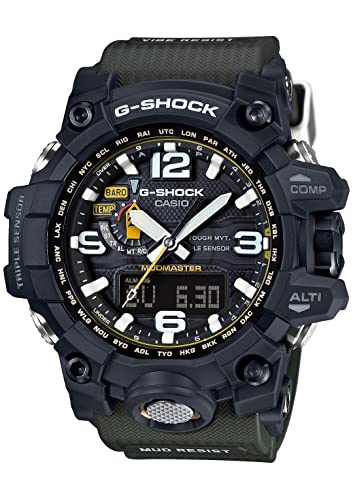 CASIO G-Shock MUDMASTER Mens Japan Import GWG-1000-1A3, dark green, Modern