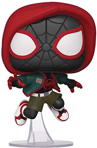 Funko Pop! Marvel: Spider-Man Into the Spiderverse: Casual Miles Morales Vinyl Figure, Multicolor, Standard
